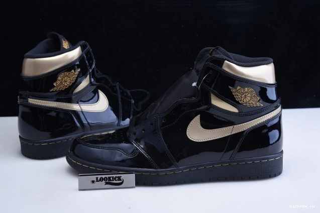 Cheap HIGH (2020) RETRO METALLIC 1 JORDAN GOLD AIR BLACK 555088-032 0813